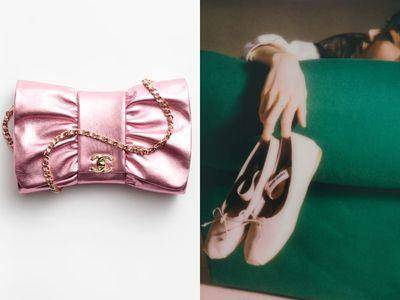 入秋粉色单品盘点！蝴蝶结包、芭蕾舞鞋造型技巧一次看
