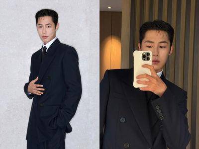李宰旭来台帅照曝光！穿SAINT LAURENT西装逛台北101　还放送可爱自拍