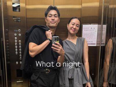 杨祐宁黑色斯文表超帅 卡地亚经典坦克表纳为收藏