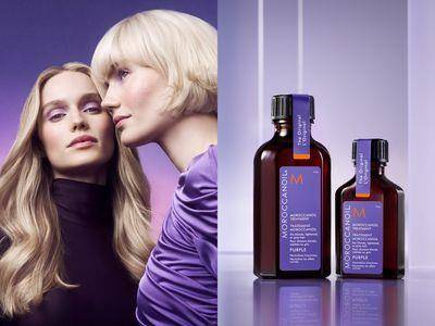 告别枯黄毛躁！紫罗兰色养护持久亮丽发色