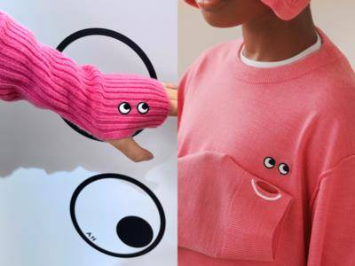 UNIQLO X ANYA HINDMARCH第二弹开箱！大眼睛＋微笑线超幽默　可爱袖套必收