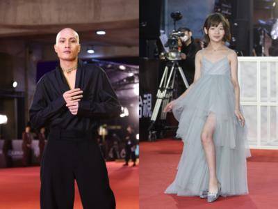黄宣V领衬衫是COS、小少女穿小CK走红毯 一起看金马星光大道上的小资牌