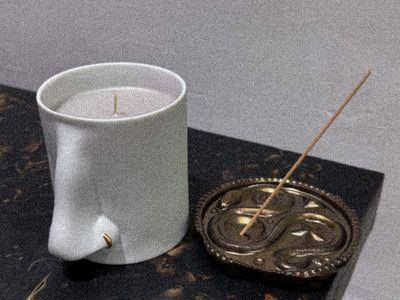 交换礼物不确定谁拿到！众神币线香插、大麻草香氛整套正货太CHILL