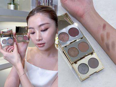 试开箱／华丽给满的双色眼影！珠光色＋雾面色打造优雅层次感眼妆