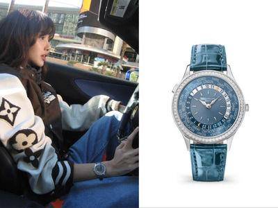 Lisa穿20万LV男装开法拉利超帅　戴200万“表王”更吸睛