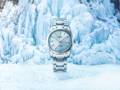 Grand Seiko捕捉日本冰瀑美景　冰蓝表盘秀新压纹