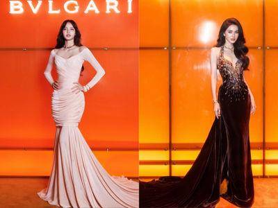 “泰国第一神颜”气势力压Lisa　火辣礼服配蛇珠宝展性感魅力