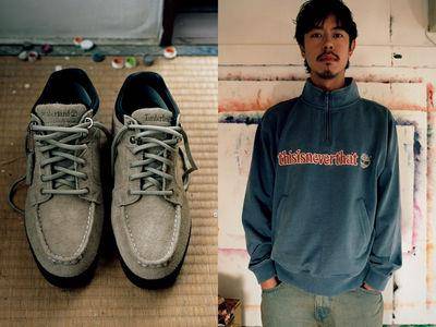 Timberland联名大势韩牌thisisneverthat!极简绒面鞋、卫衣潮流进化