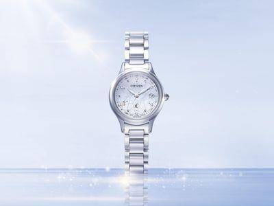 CITIZEN女表太阳光芒图腾散发正能量　点缀培育钻放闪