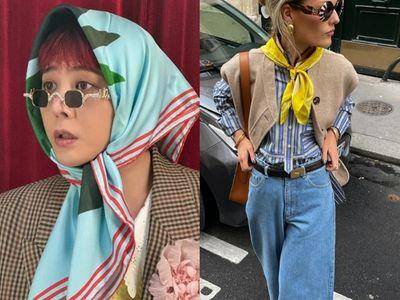 GD带起“老奶奶丝巾造型”难驾驭？揭开5款百搭用法　新手简单好上手