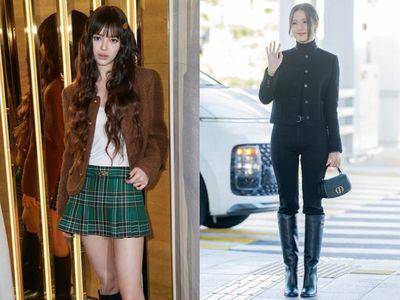 Jisoo、Danielle都穿黑色长靴!韩星最强冬靴搭配 出国一双搞定穿搭