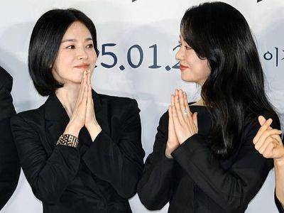 宋慧乔低调黑装露一手霸气　317万钻石手环衬女神气势