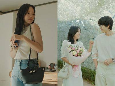 《酒醉罗曼史》金世正背Longchamp包出镜率超高！质感竹节扣搭多变背法