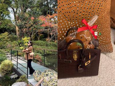 “马来西亚最美千金”游日名牌包晒不完　百万爱马仕变“妈妈包”