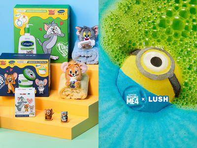 “敏感肌爱牌”乳霜联名汤姆猫与杰利鼠送挖勺　小小兵汽泡弹泡澡超疗愈