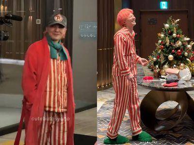 录完歌谣大战GD直接穿睡衣下班!超狂松弛感粉丝目击都跪了