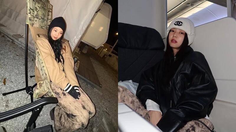 一窥Jennie今冬的6顶毛帽收藏　小众品牌到CHANEL都爱保暖护耳帽 最新资讯 图1张