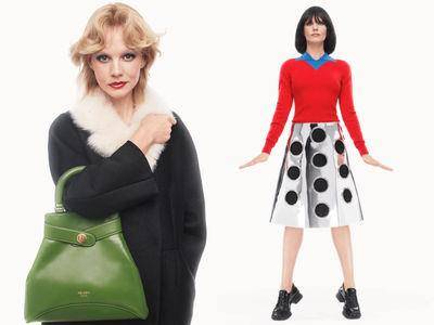 凯莉穆里根一人分饰多角！为Prada春夏大片狂变装　拎新季爆款包摆拍