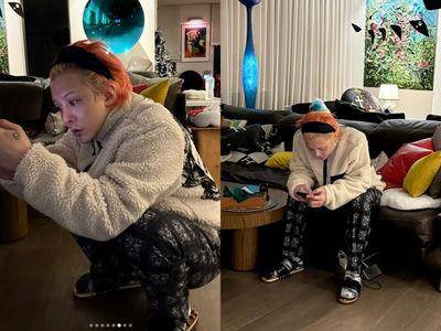 GD日常照“惊见台牌印花裤”超懂穿!2017年单品已绝版 设计师惊喜回应了