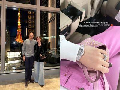 “马来西亚最美千金”巨钻戒、爱马仕是日常　闪耀百万AP霜金表