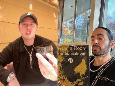 潮男圈刮起珍珠风潮 潘玮柏抢戴联名款、Marc Jacobs独锺串珠