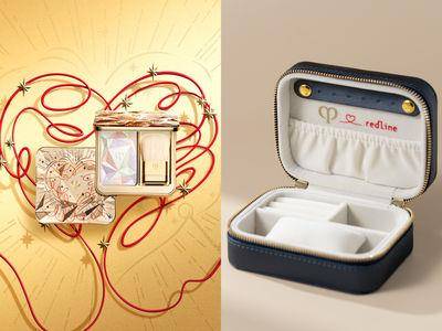 肌肤之钥联名redline珠宝盒只送不卖、NARS粉红爱心打造恋爱感