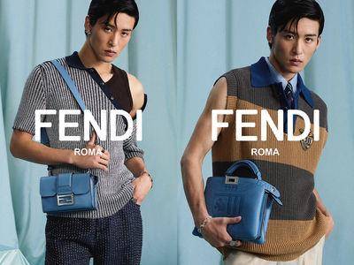 日中国台湾宝级美男目黑莲帅照电翻！换超辣露肩上衣　抢晒FENDI春夏新包