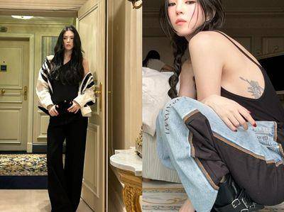 韩韶禧超会穿！优雅＆御姐风一次拥有　真人版“金发芭比”最吸睛