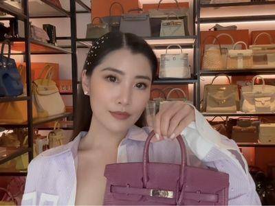 “马来西亚最美千金”贵气衣帽间曝光　满墙爱马仕与香奈儿包