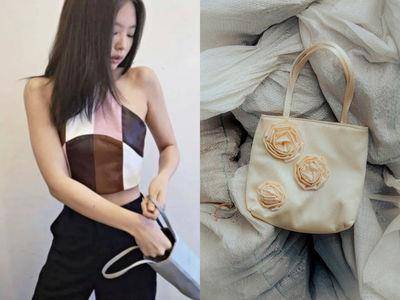 Jennie爱牌小众丝绸包hai在台开卖！超梦幻立体玫瑰、限定鲜绿色报到