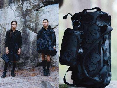 最梦幻机能服！北脸首联名Cecilie Bahnsen　花卉防水外套、小包抢先看