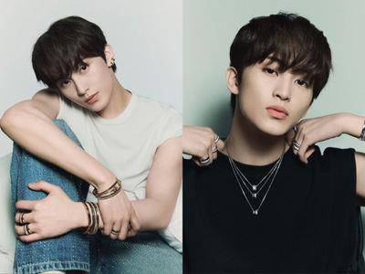 NCT成员MARK极简黑白T恤造型超帅　时髦秘诀混搭珠宝