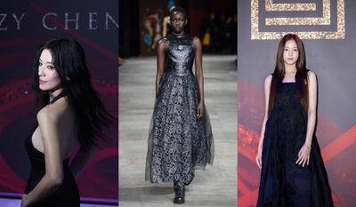 巴黎时装周/欧阳娣娣、林熙蕾看秀造型曝!夏姿“贵州苗绣”绝美诞生
