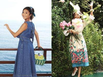 《艾蜜莉》女星公开衣橱！Weekend Max Mara地中海风洋装、点心包进化