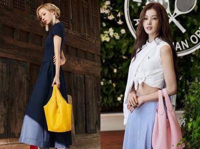 TWICE Sana、aespa Winter全新菜篮包拎上身　高彩度色选＋万元初好入手