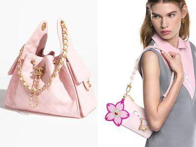 樱花粉精品包推荐！CHANEL 25人气飙满分、LV与村上隆微笑樱花浪漫爆击