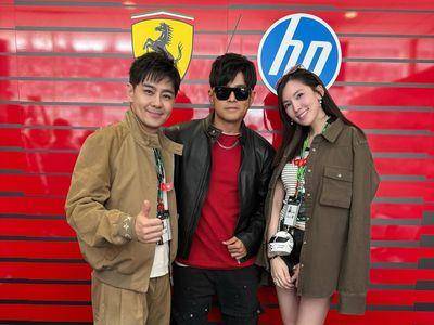 陈若仪背香奈儿赛车头盔包好俏丽 破百万行头惊人