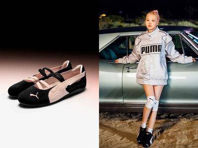 Rosé带火PUMA SPEEDCAT赛车鞋！全新“芭蕾舞运动鞋”梦幻黑粉今开卖