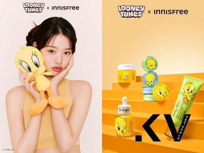INNISFREE携手崔弟推出超可爱联名、幻蓝小熊代言香水讨论度破表