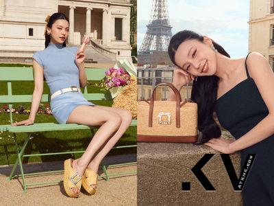 ITZY队长Yeji游巴黎美照曝光!晒Roger Vivier草编包、厚底凉鞋夏日穿搭