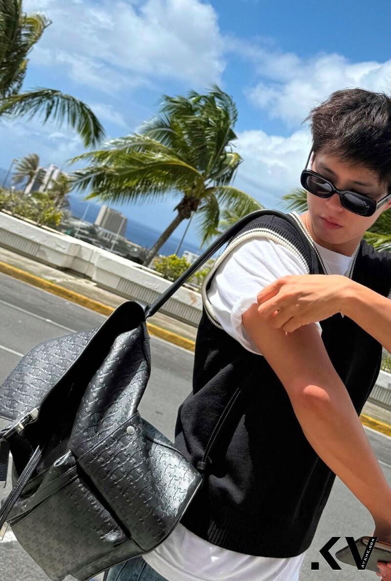 《苦尽柑来遇见你》朴宝剑私服同款后背包成亮点　近期3套造型帅翻 时尚穿搭 图3张