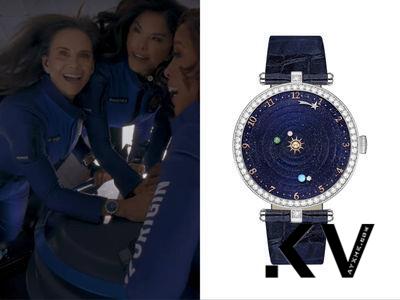 电影制片戴851万钻表上太空　梵克雅宝行星表完美呼应