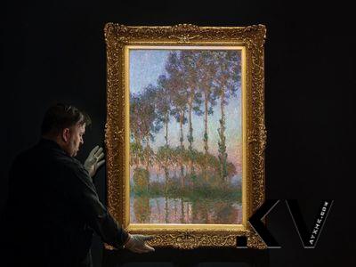 莫内《白杨树》名画登拍卖 估价逾9.7亿元