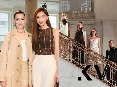 林志玲、安海瑟薇抢看Ralph Lauren秋季秀!浪漫花卉裙、“跑车包”诞生