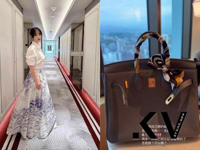 陈乔恩爱马仕柏金包伴游福冈　提把绑蝴蝶结“一言难尽”　