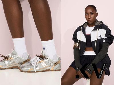 抢看人气Miu Miu x New Balance全新薄底鞋!科技感金属色、运动服超烧