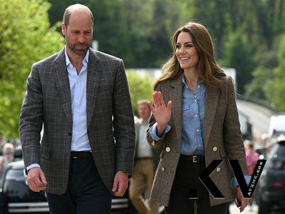 凯特王妃结婚14周年紧搂威廉　穿情侣装重回相识地