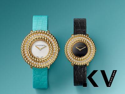 Tiffany首款太阳能表贵气登场　纽绳与美钻环绕、连分针都有戏