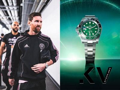 梅西166万劳力士新表上手　“雪碧圈”陶瓷面是亮点