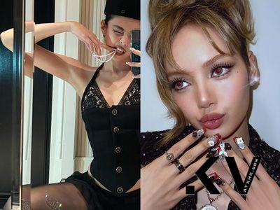 2025 Met Gala最精致细节是美甲!Jennie珍珠链、LV缝线变指甲上的风景